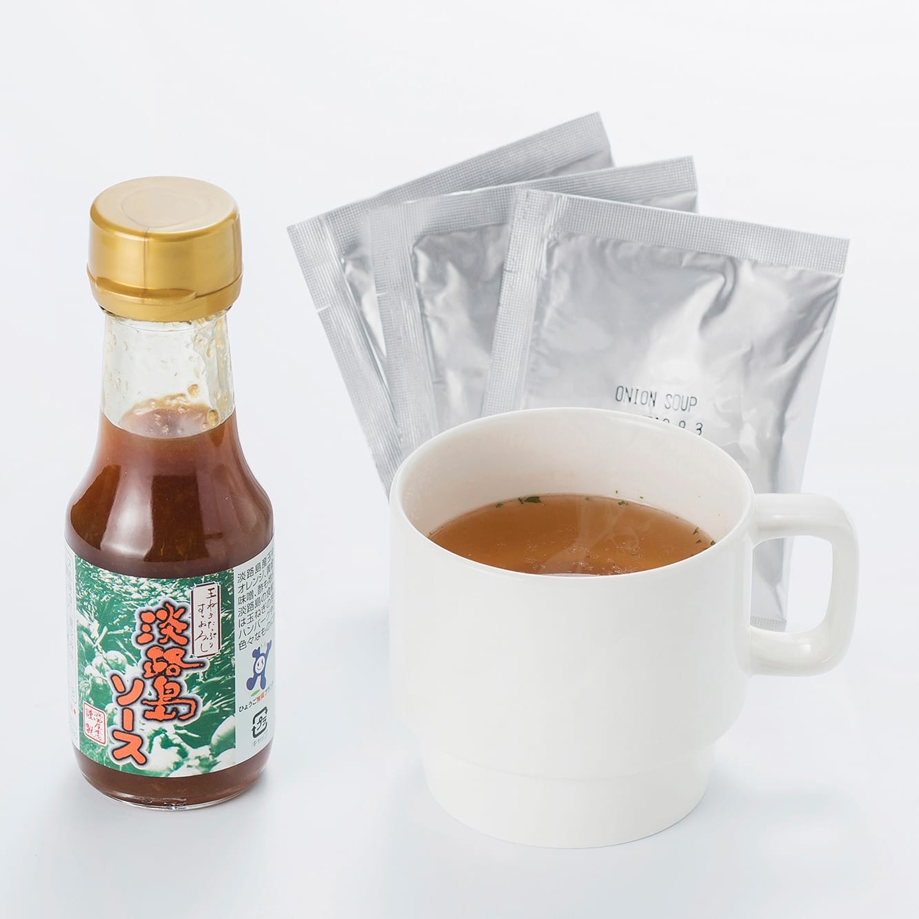 Awaji Island Sauce (95ml bottle) + 3 onion soup packets