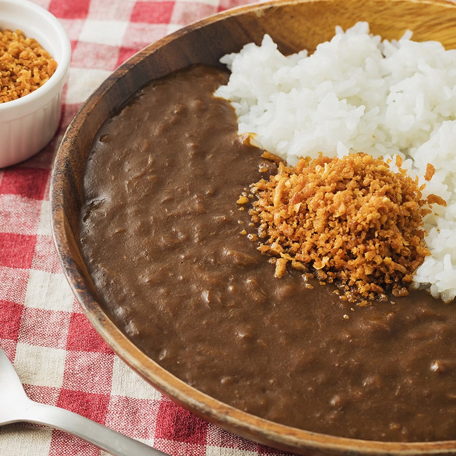 淡路島産玉ねぎのオニオンカレー（中辛）with フライドガーリック