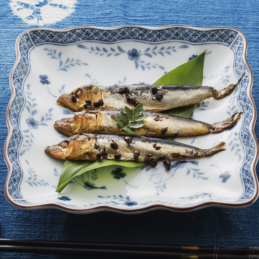 Sweetened Boiled Sardine with Japanese Pepper