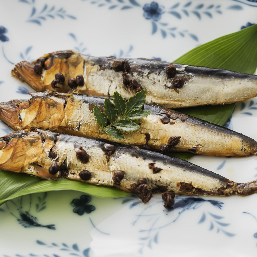 Sweetened Boiled Sardine with Japanese Pepper