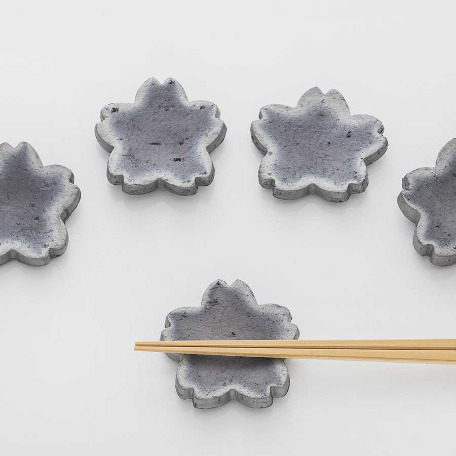 Tile Chopstick Rests from Awaji Island (5 Pieces)