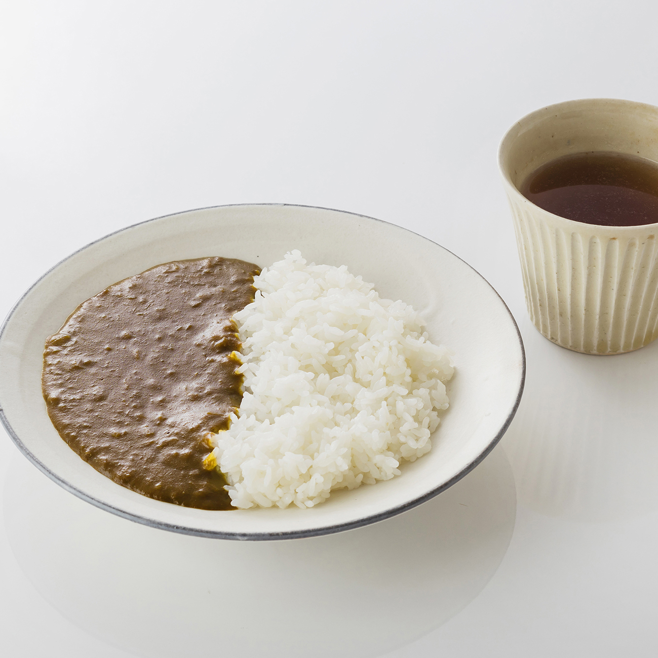 淡路島産玉ねぎのオニオンカレー（インド風）&淡路島のかほり（玉ねぎスープ）